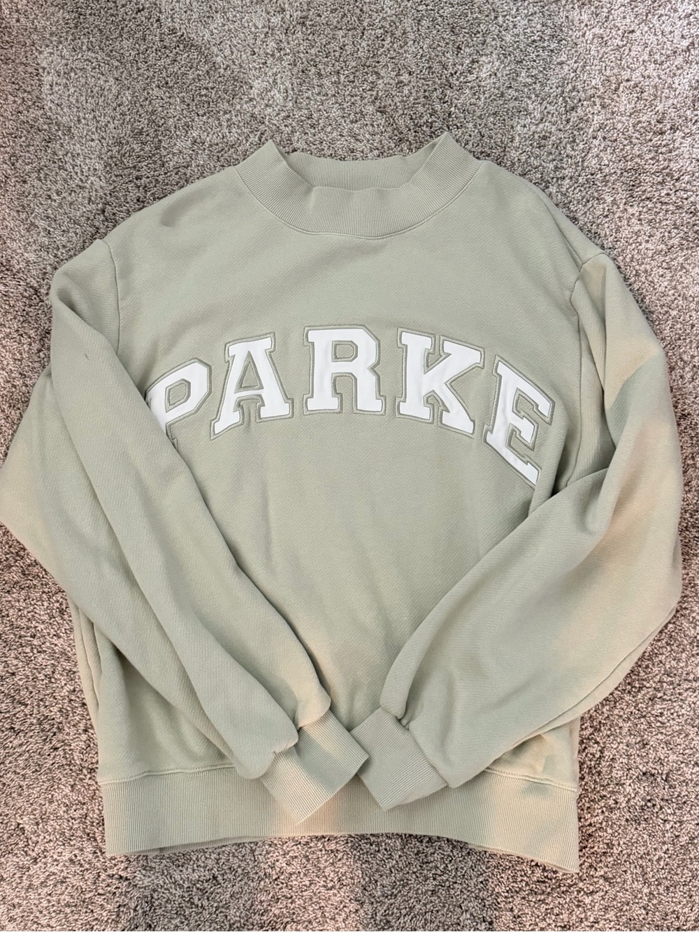 Parke Varsity Mockneck - Seafoam L/XL